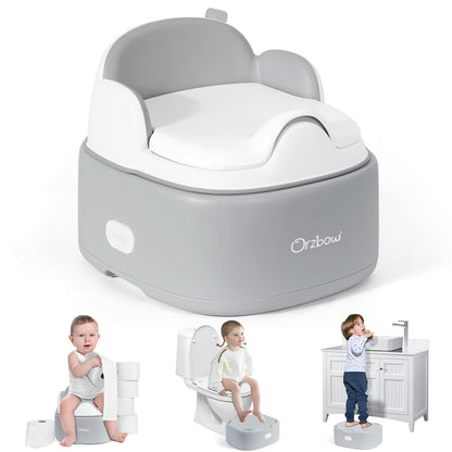 Inodoro de entrenamiento 3 en 1, orinal portátil