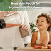 Haakaa Yummy Pouch Bolsa reutilizable para alimentos para bebés