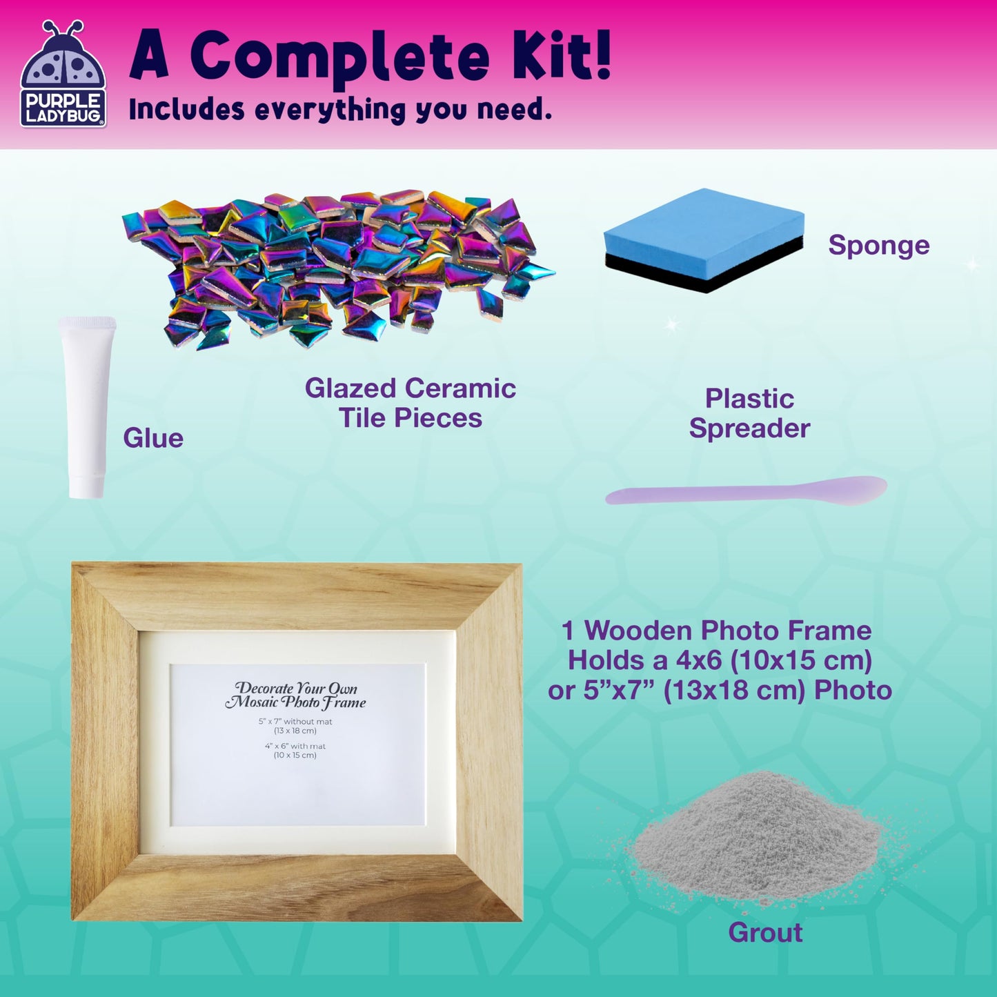 Decora tu propio kit de manualidades de marco de fotos