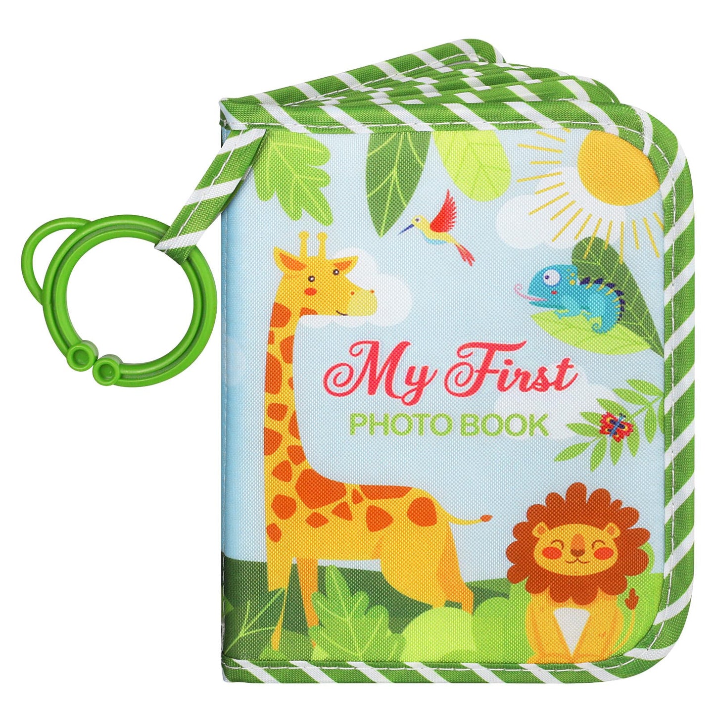 Álbum de fotos de bebé con capacidad para 17 fotos de 4 x 6 pulgadas