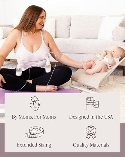 Kindred Bravely Sublime Sports - Brasier de bombeo con manos libres, talla L