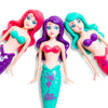 Banzai - Juego de 3 muñecas mágicas de sirena, en colores surtidos