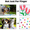Pintura de dedos para niños pequeños, lavable, no tóxica, 12 colores brillantes