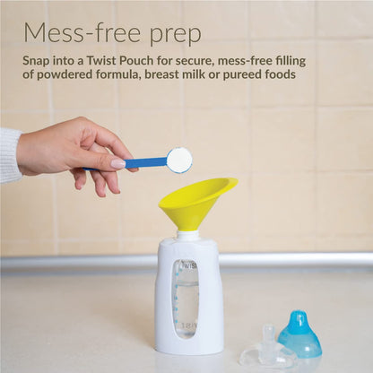 Kiinde Juego de embudo de 2 piezas para leche materna