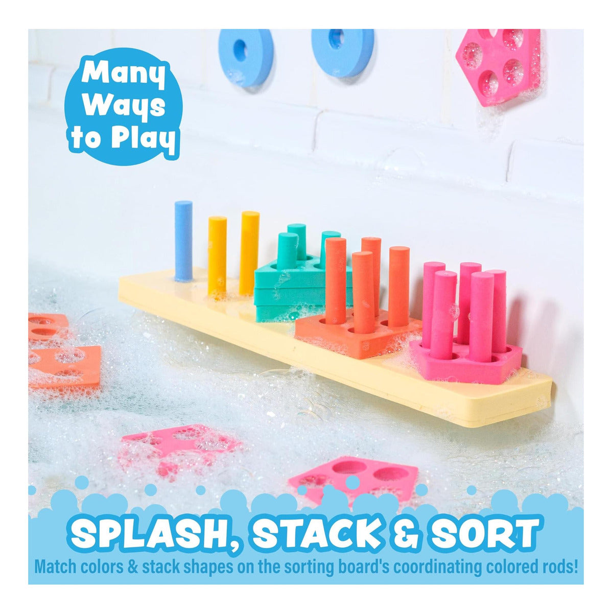 Tub Works® Splash, Stack & Sort Saper Sorter & Apilando