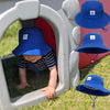 2 Sombreros de sol para bebé, cara sonriente UPF 50+, 2-6 años