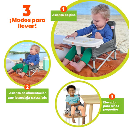 Bright Starts Pop 'N Sit Asiento elevado portátil
