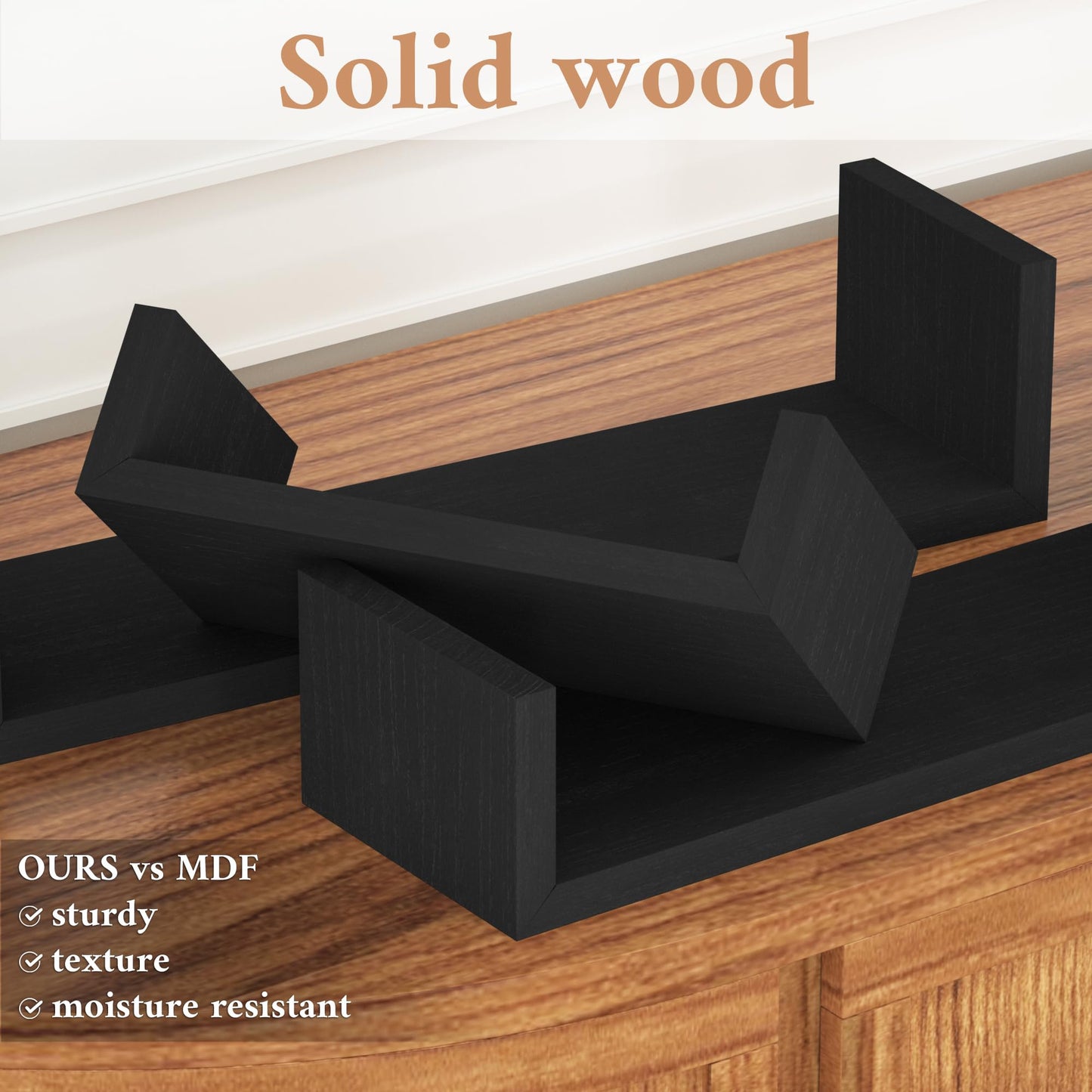 SRIWATANA Estantes flotantes montados en la pared