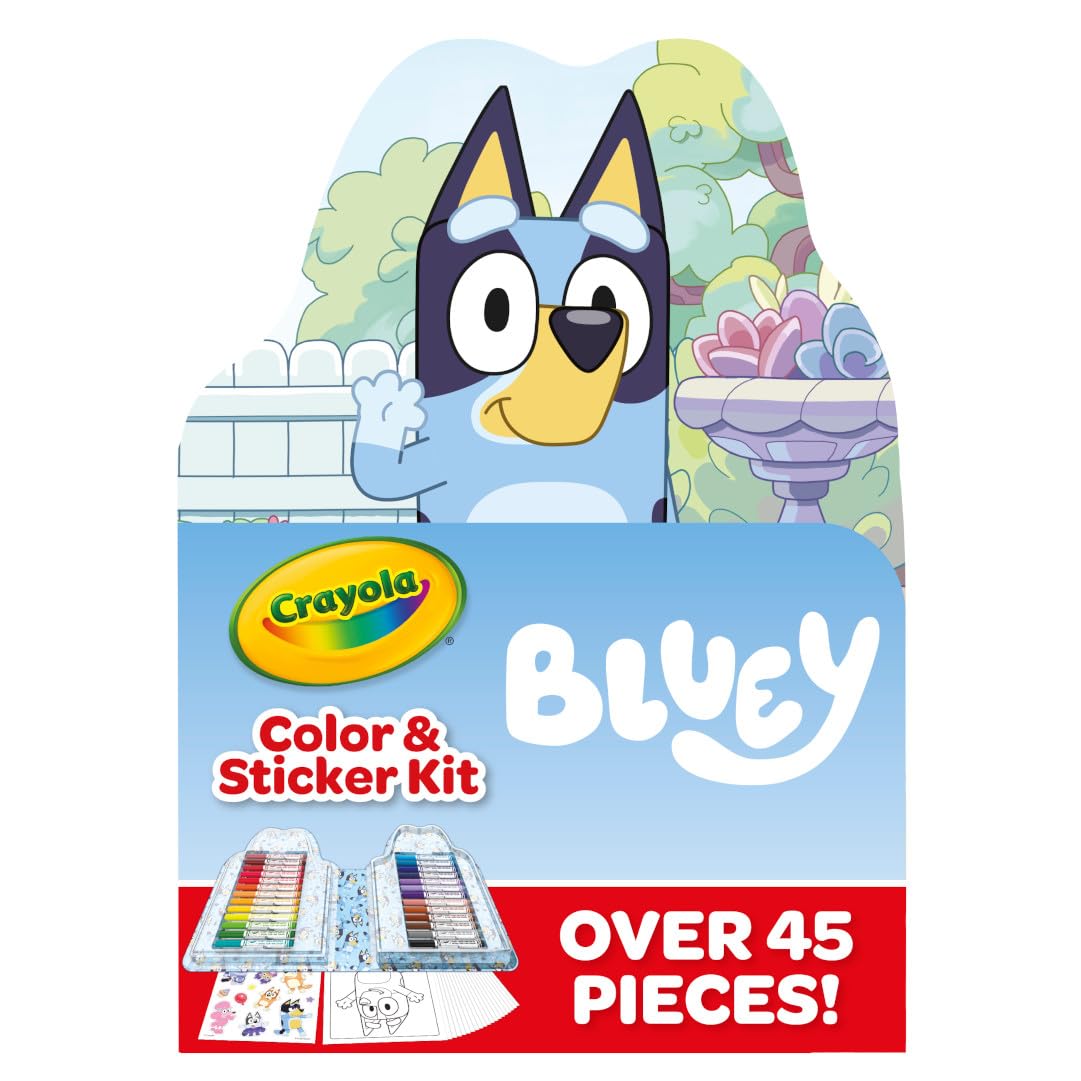 Crayola Kit de arte Bluey para niños (45 piezas)