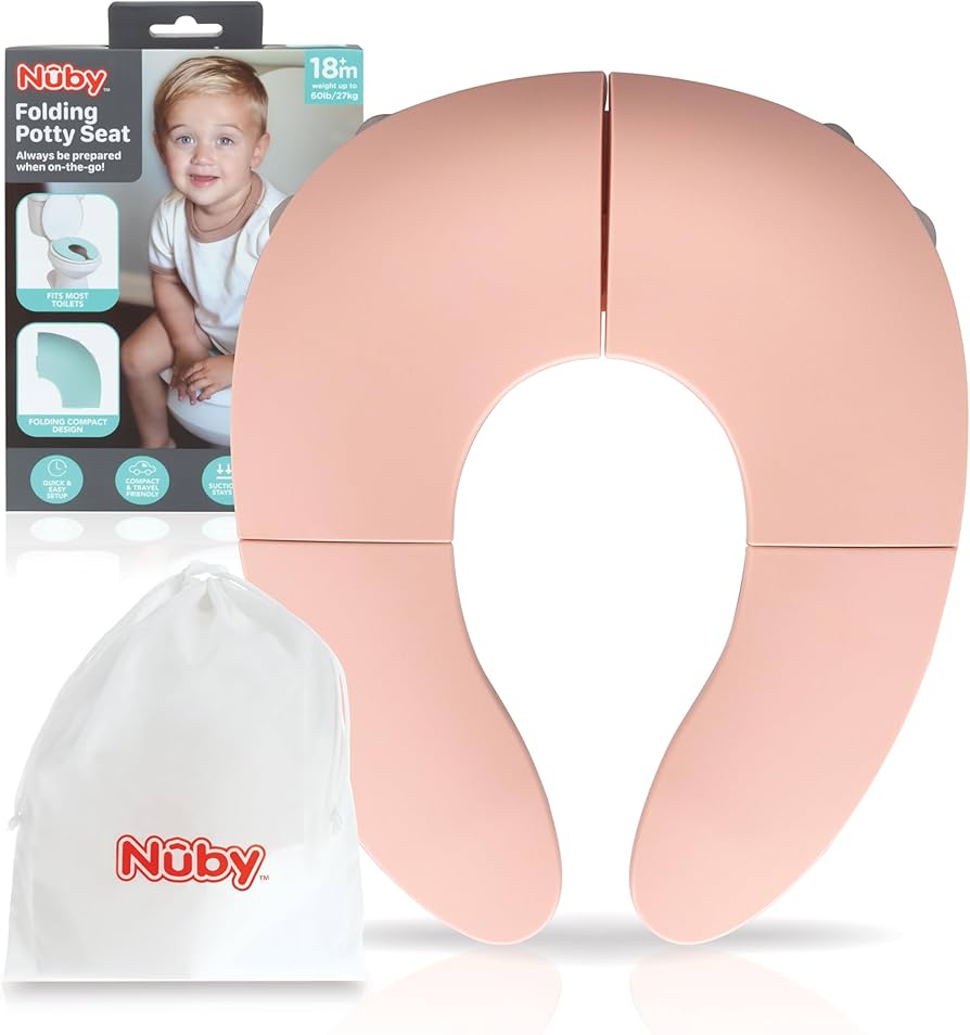 Nuby Asiento y bolsa plegables para orinal