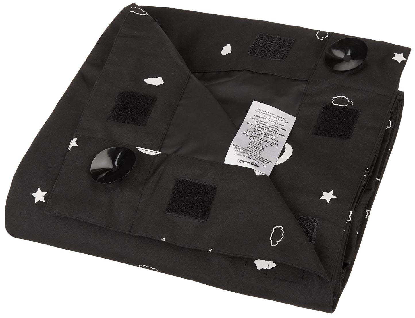 Cortina opaca portátil con ventosas, 50 pulgadas de ancho x 78 pulgadas de largo