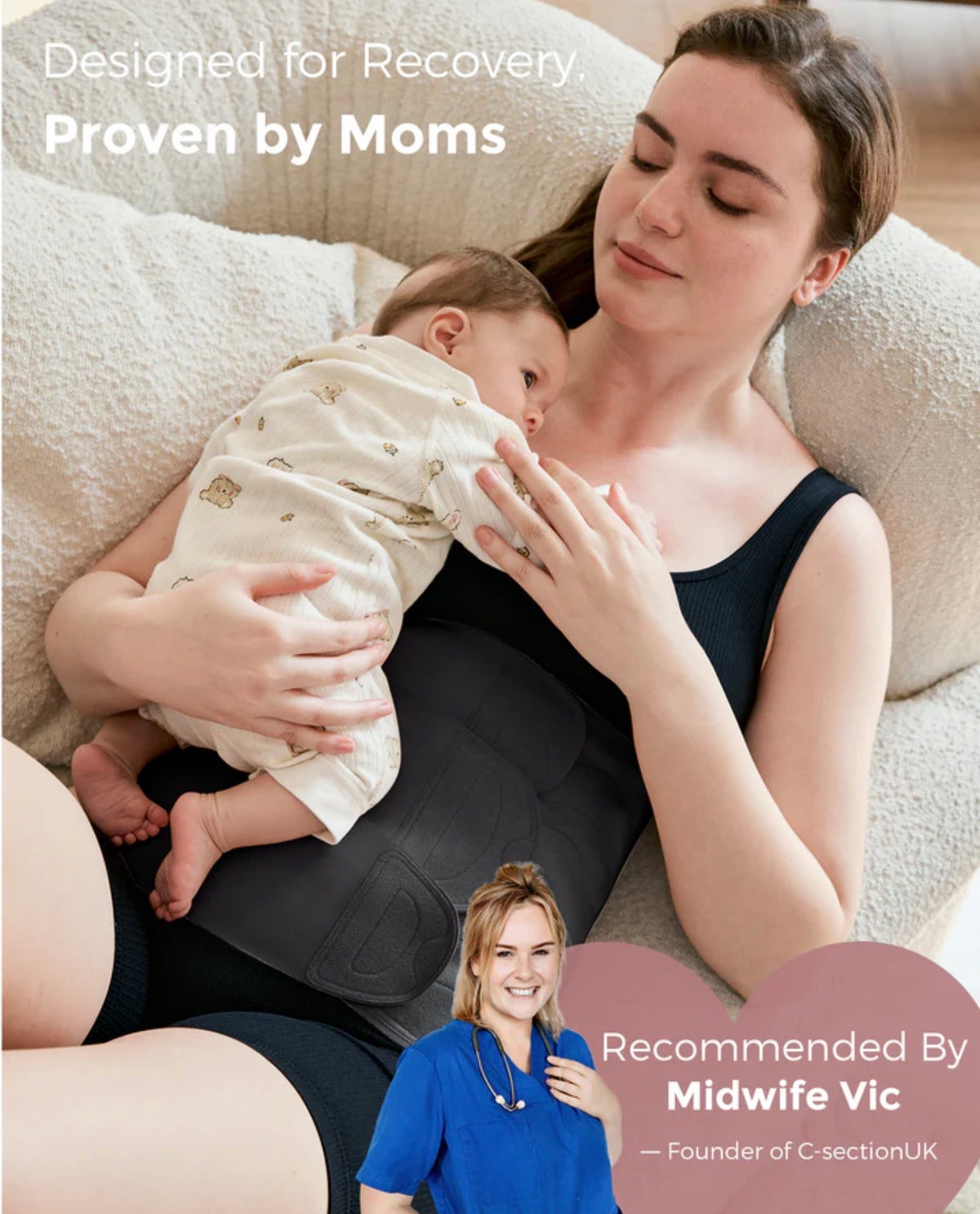 Faja abdominal postparto Momcozy Ergowrap™