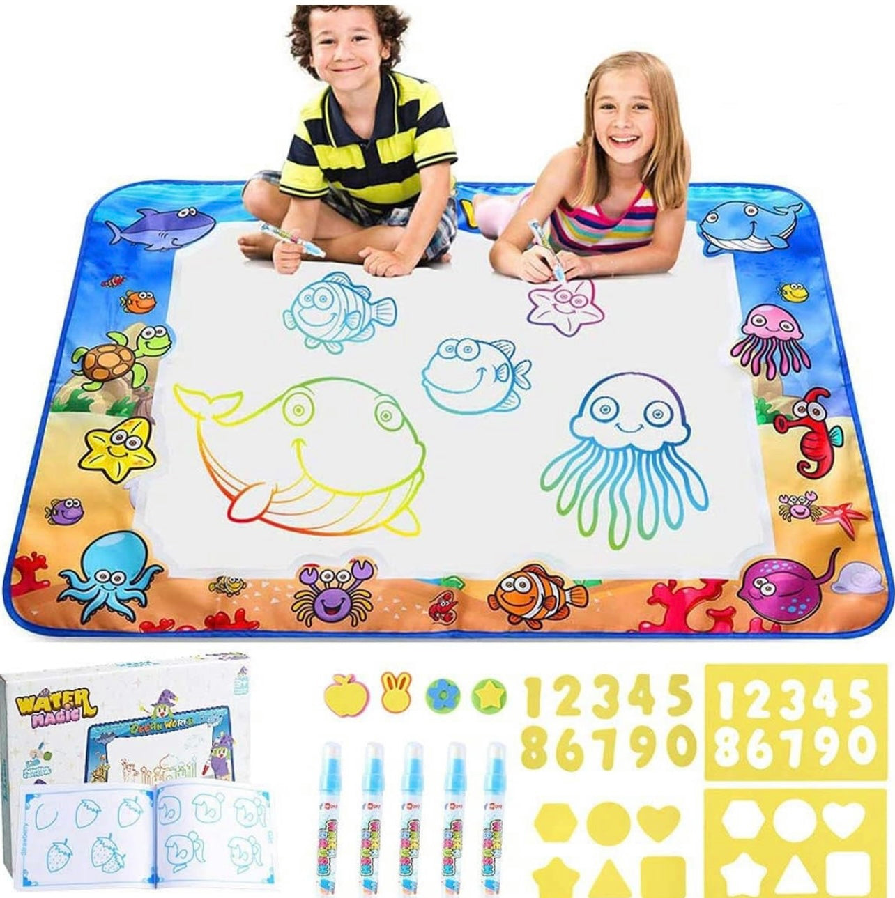 Aqua Magic Doodle Mat, tamaño grande 40 X 28 pulgadas