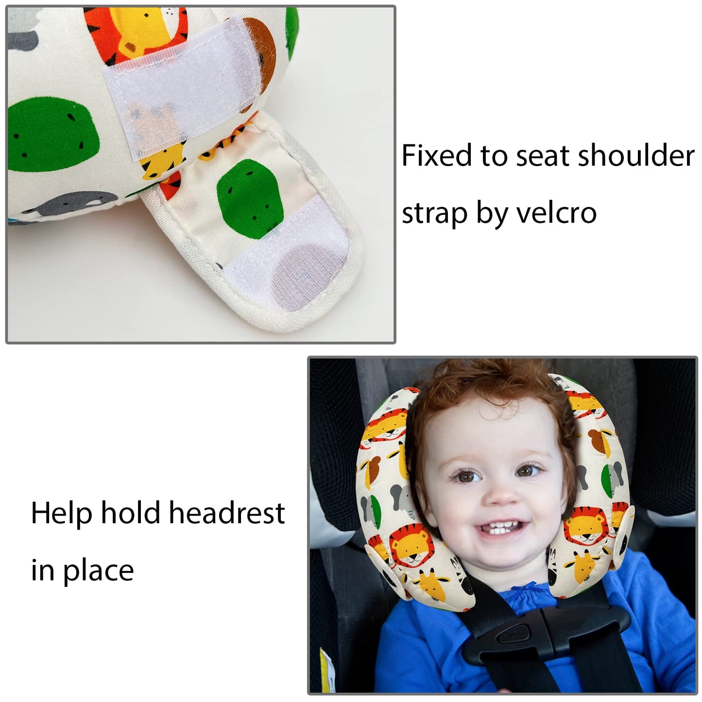 Reposacabezas de viaje para bebé, soporte para cabeza y cuello