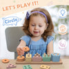 Juguetes Montessori de madera para niños