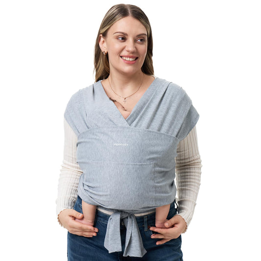 Momcozy Portabebés Envolvente ajustable, 8-35 libras