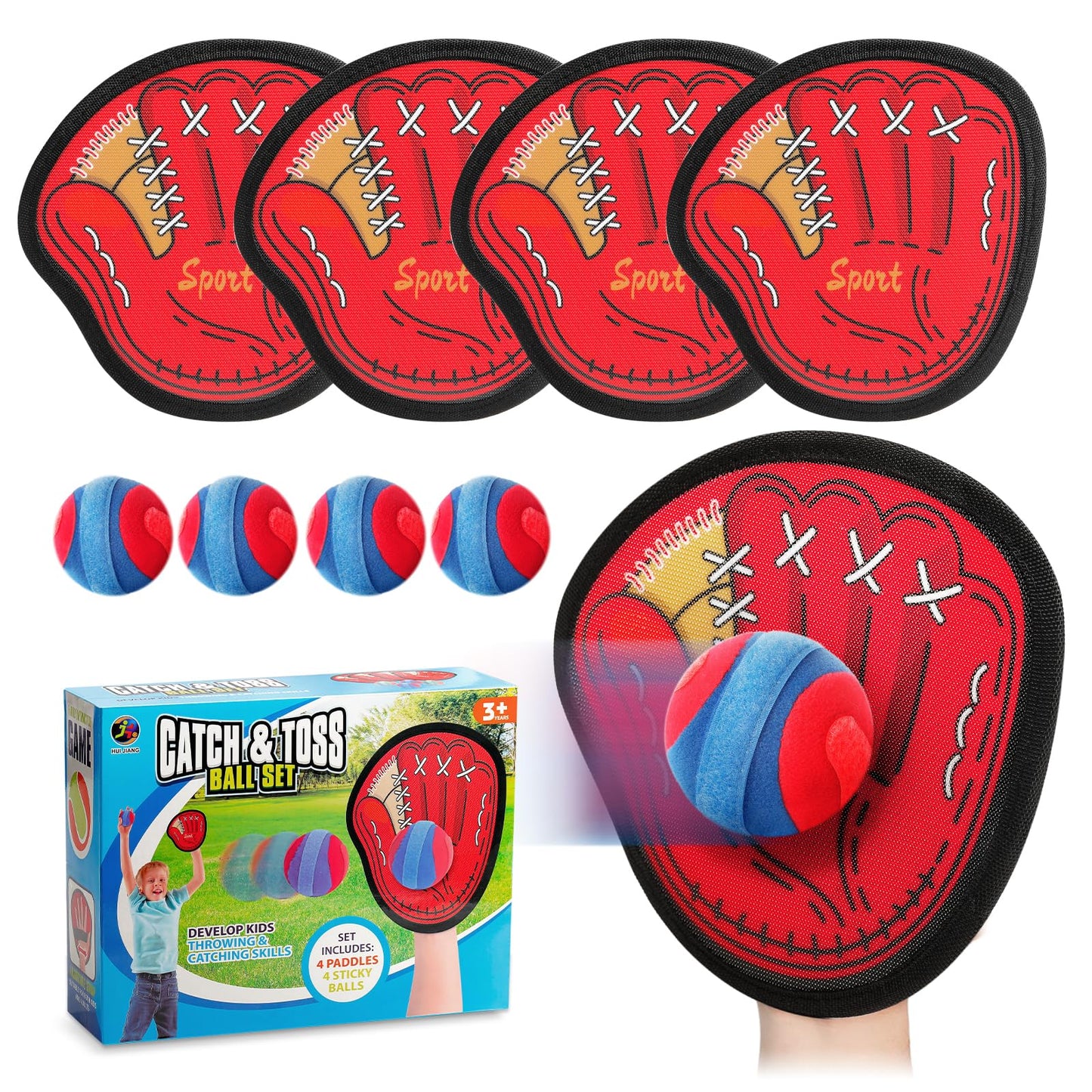 Juego de lanzar y atrapar pelota al aire libre DISHIO