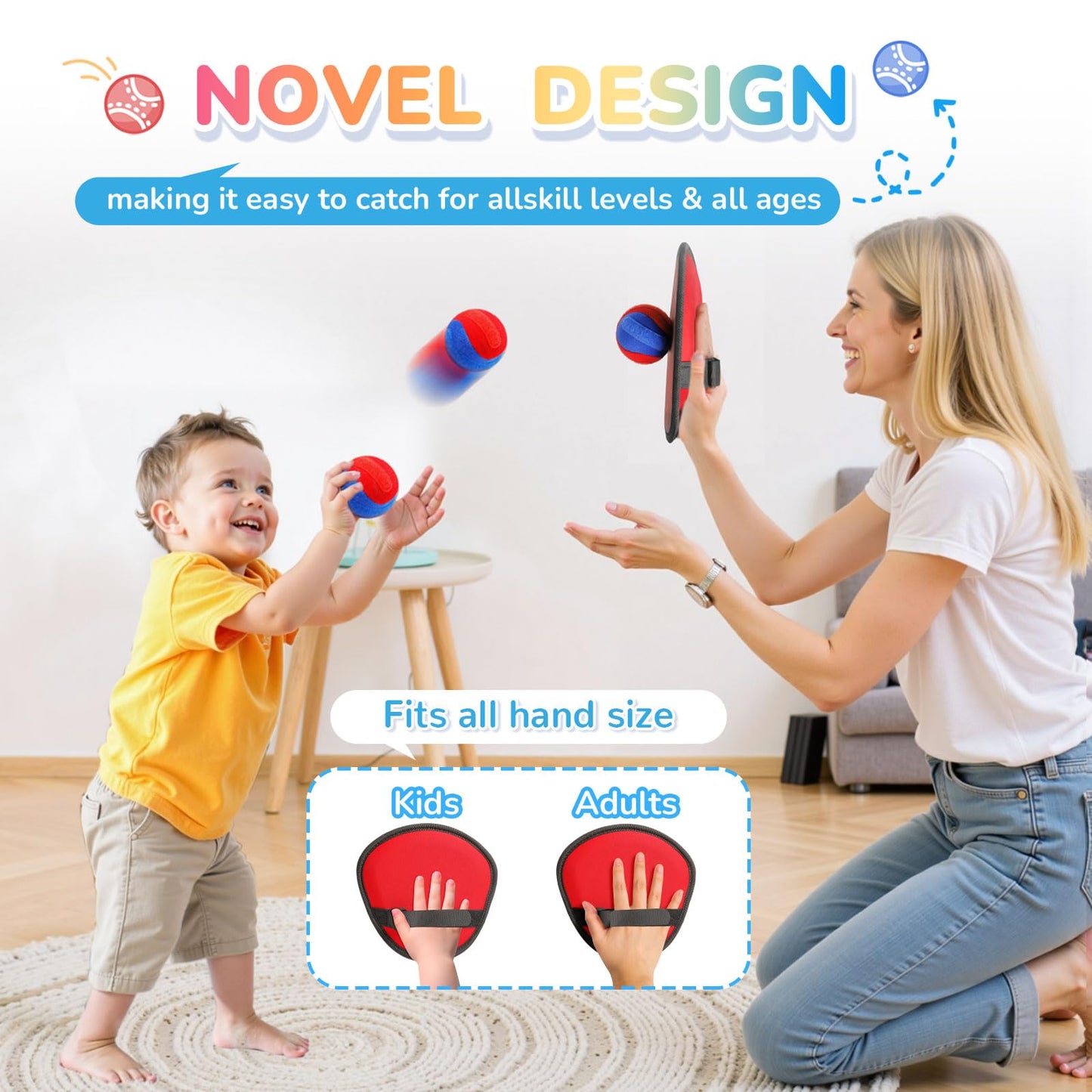 Juego de lanzar y atrapar pelota al aire libre DISHIO