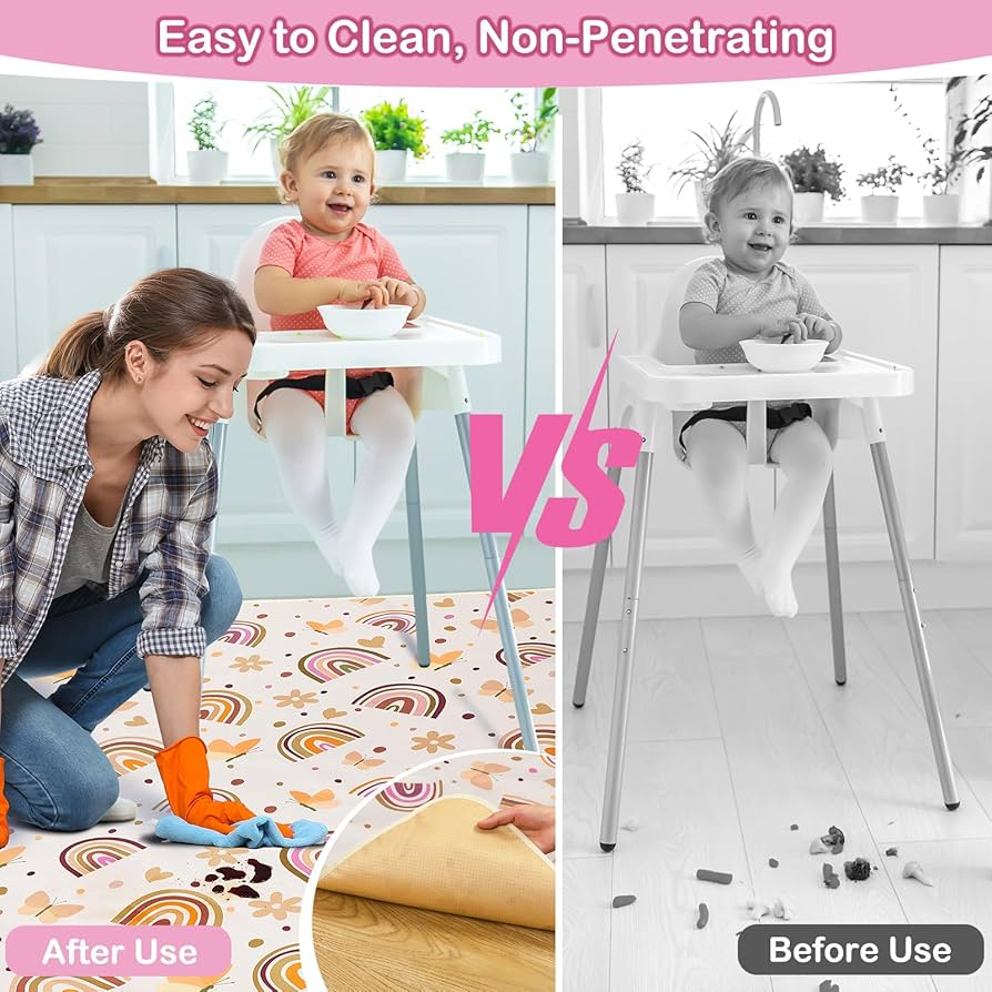 Tapete de Splat Mat para silla de bebé