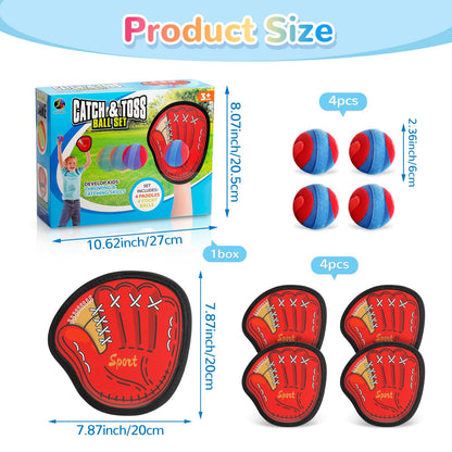 Juego de lanzar y atrapar pelota al aire libre DISHIO