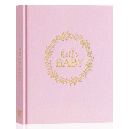 Lanpn Hello Baby Libro de Recuerdos, rosado