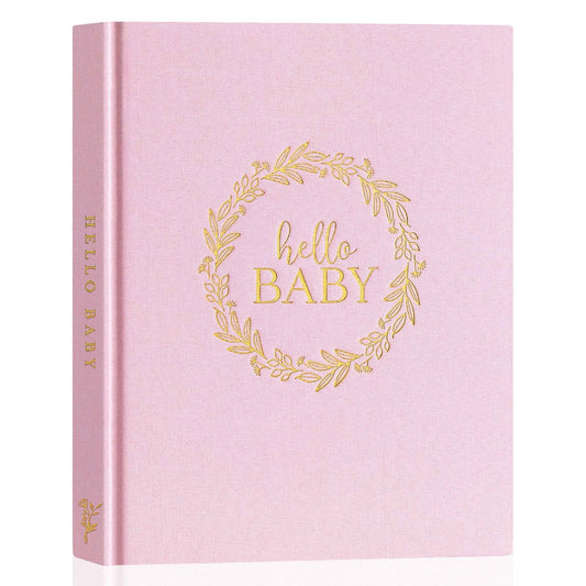 Lanpn Hello Baby Libro de Recuerdos, rosado