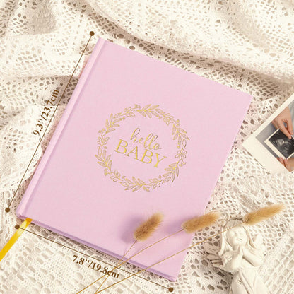 Lanpn Hello Baby Libro de Recuerdos, rosado