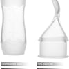 Paquete de 2 cucharas dispensadoras de alimentos de silicona para bebés