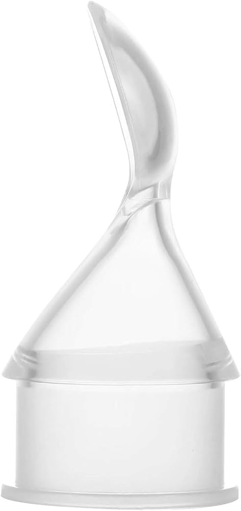 Paquete de 2 cucharas dispensadoras de alimentos de silicona para bebés