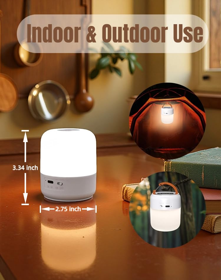 Luz nocturna portátil para bebé, luz de huevo de 3 colores para guardería