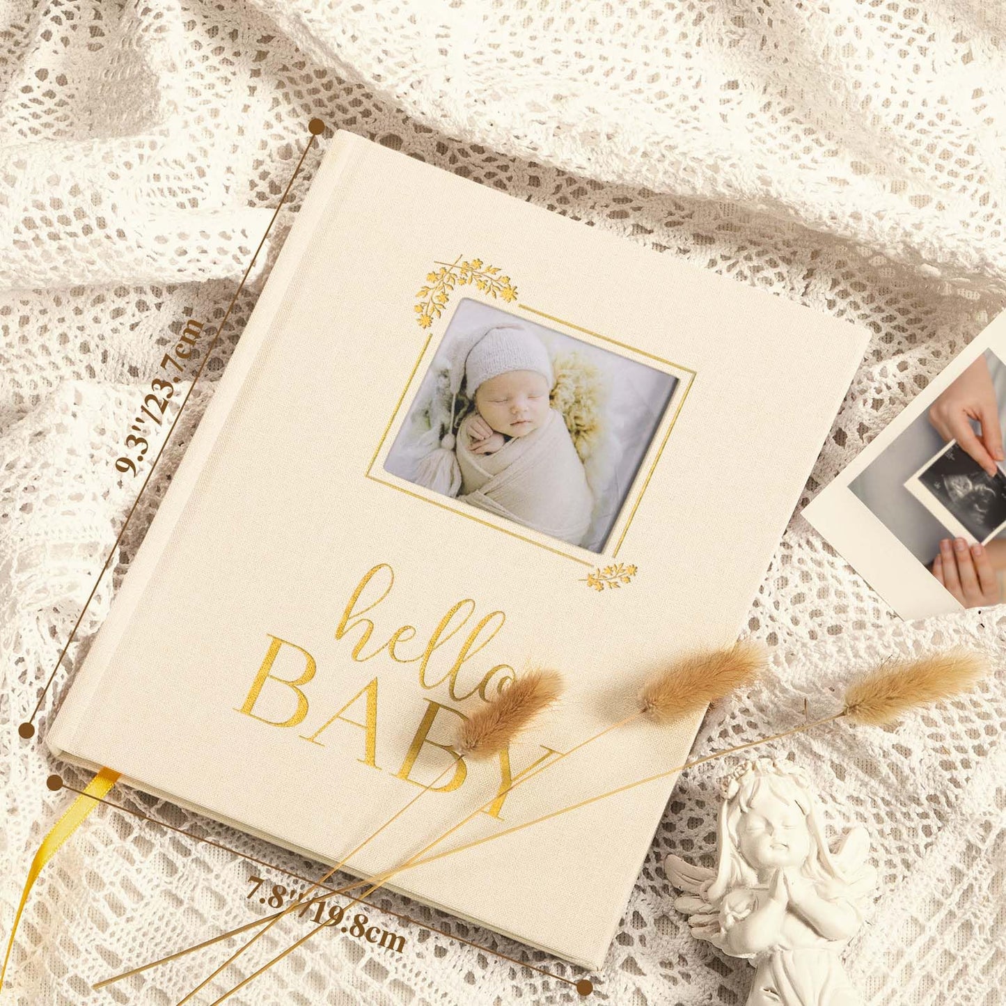 Lanpn Hello Baby Libro de Recuerdos