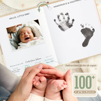Lanpn Hello Baby Libro de Recuerdos