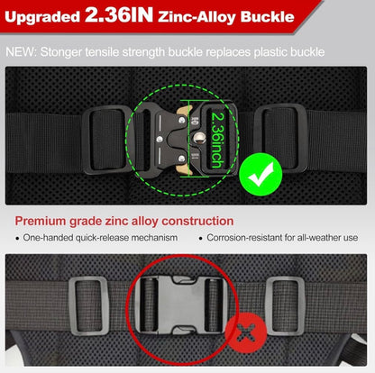 Arnés de seguridad mejorado para motocicleta para niños y adultos