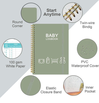 Diario del bebé - Seguimiento del bebé recién nacido, 150 páginas