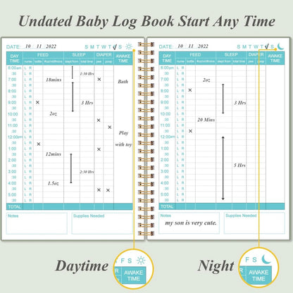 Diario del bebé - Seguimiento del bebé recién nacido, 150 páginas