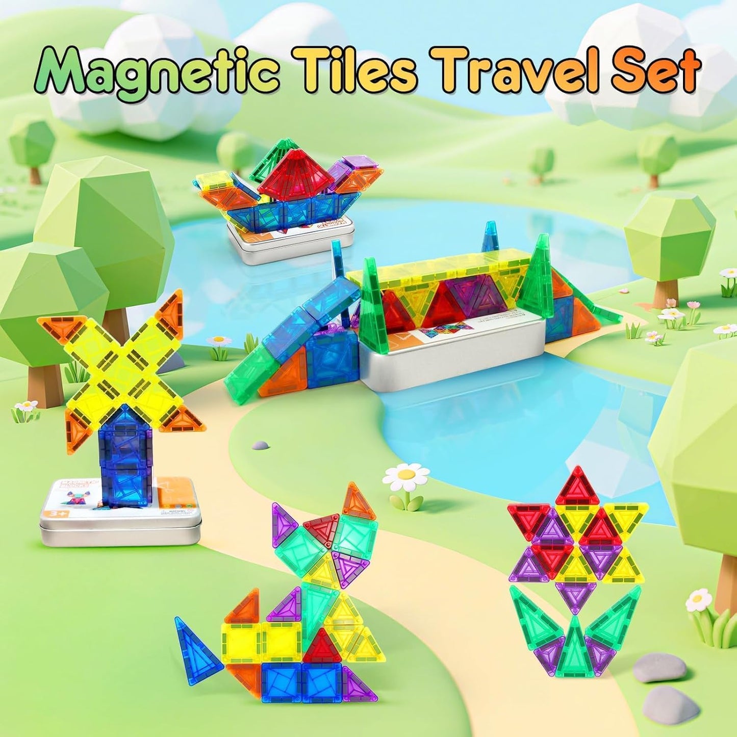 Mini azulejos magnéticos – 32 piezas