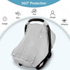 Hooyax funda de muselina para asientos de coche para bebés