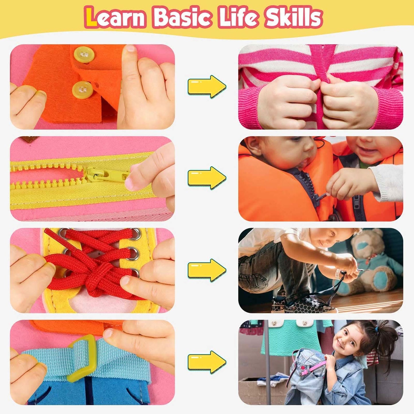 Tablero de actividades Winblo para niños pequeños