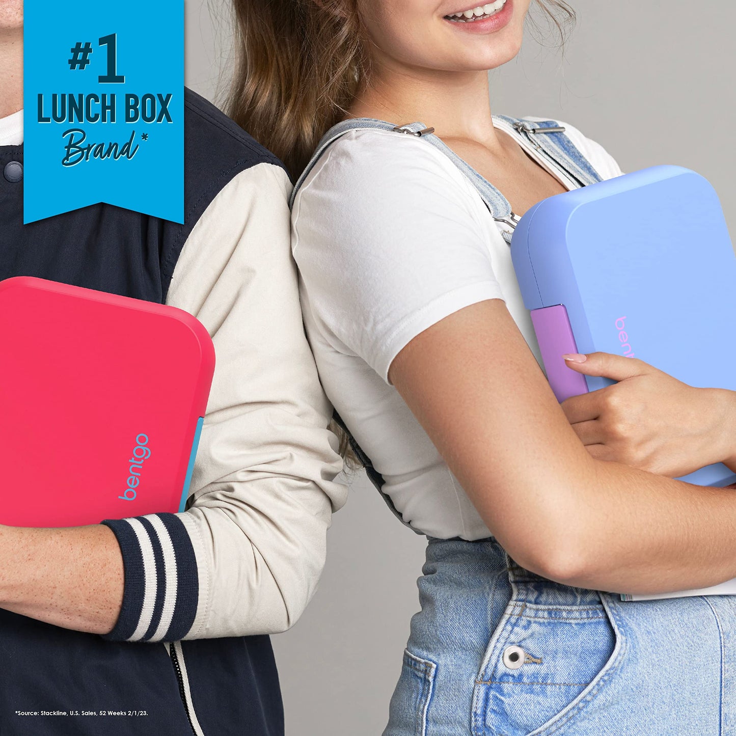 Bentgo® Pop - Lonchera estilo bento a prueba de fugas con divisor extraíble para 3-4 compartimentos