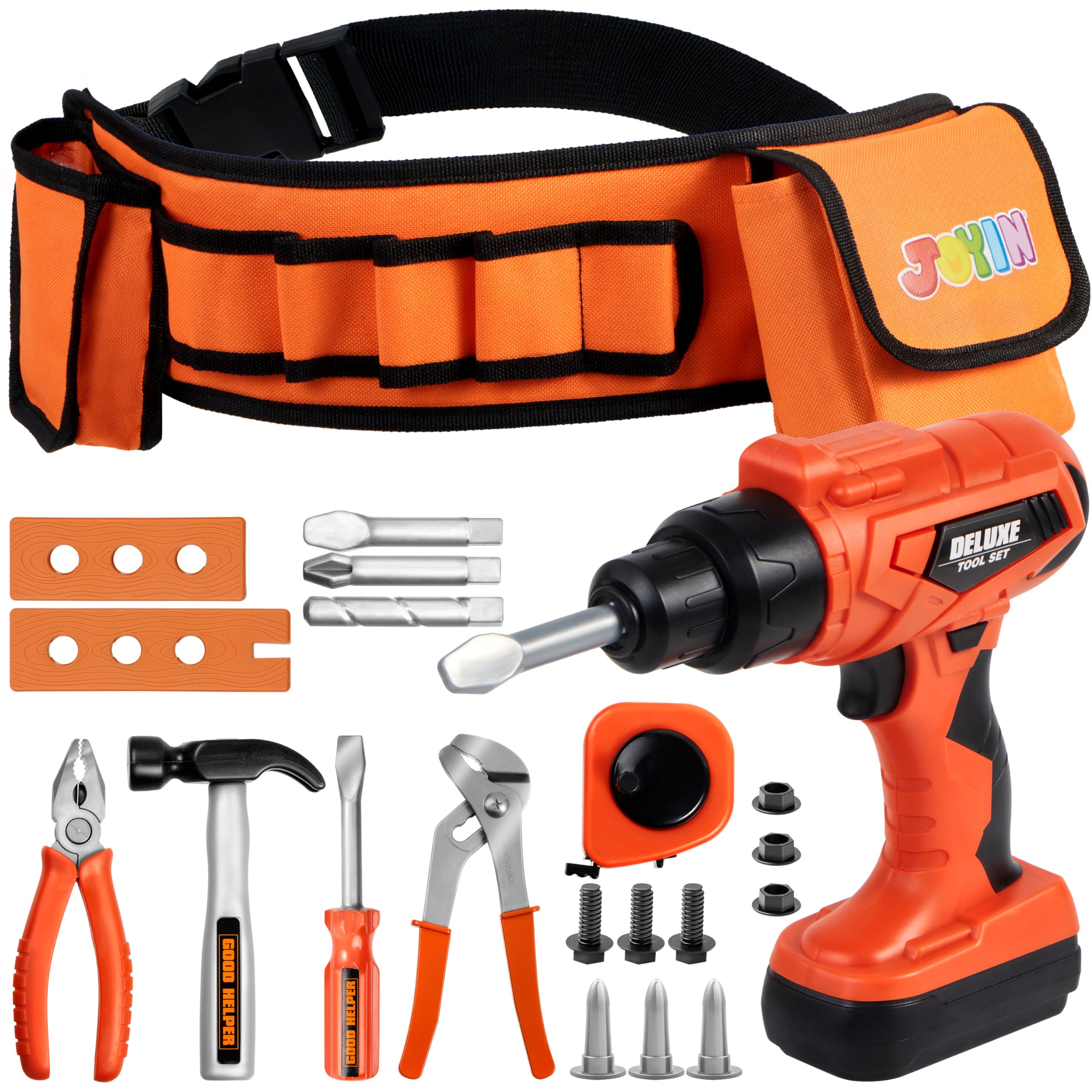 Set de Herramientas de Juguete 68 Piezas con Taladro Eléctrico y Casco
