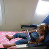 Cama de avión para niños pequeños, artículos esenciales de viaje en avión para niños