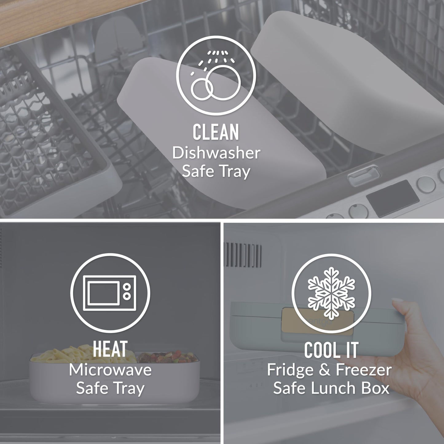 Bentgo Moderna – Fiambrera versátil de 4 compartimentos estilo bento