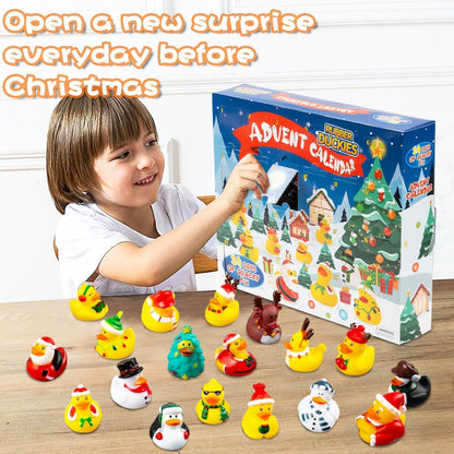 Calendario de Adviento de patitos navideños - 24 piezas
