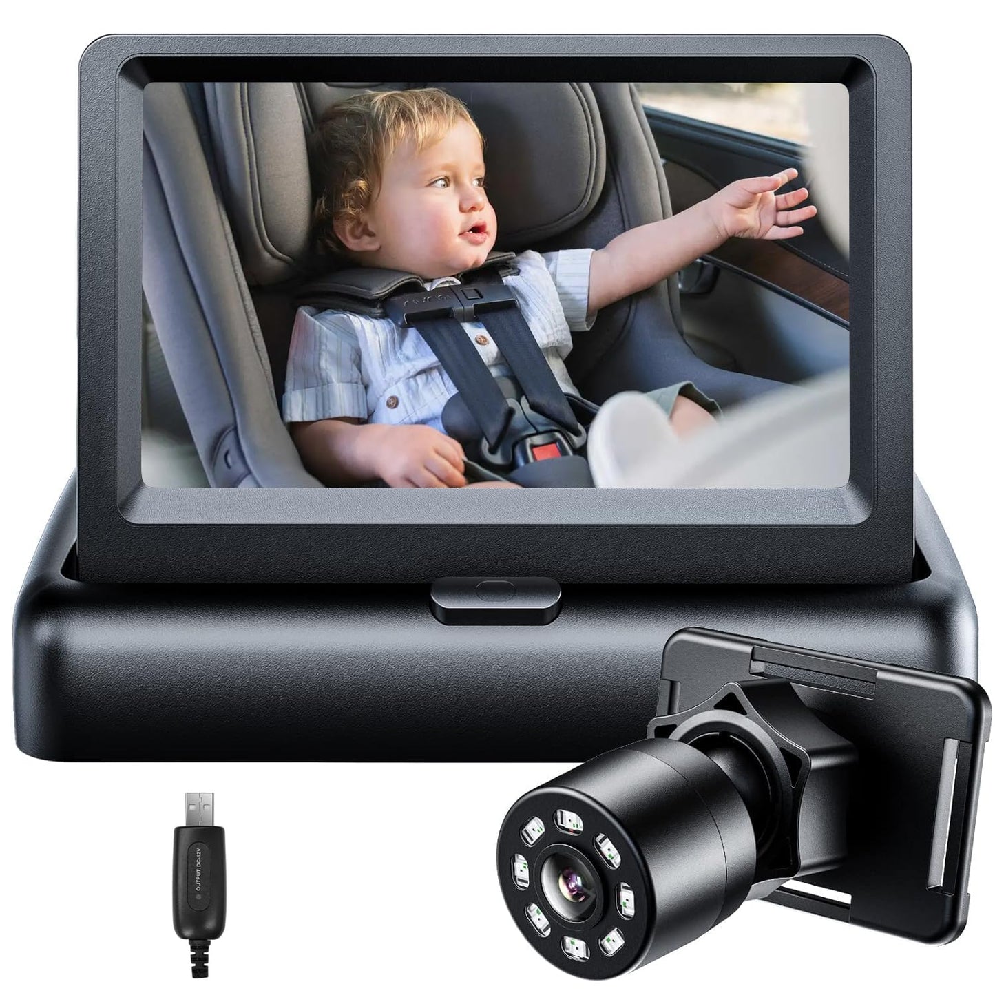 Itomoro Espejo de coche para bebé