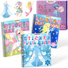 PERRYHOME 3 calcomanías por números, libros de pintura para niñas de 4 a 8 años
