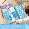 PERRYHOME 3 calcomanías por números, libros de pintura para niñas de 4 a 8 años