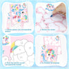 PERRYHOME 3 calcomanías por números, libros de pintura para niñas de 4 a 8 años