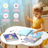 PERRYHOME 3 calcomanías por números, libros de pintura para niñas de 4 a 8 años