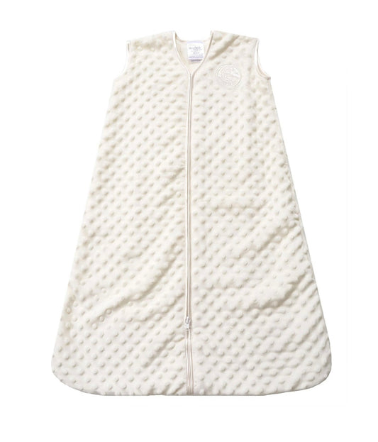 HALO Saco de dormir, TOG 1.5, Velboa, puntos de felpa color crema, 12-18 meses