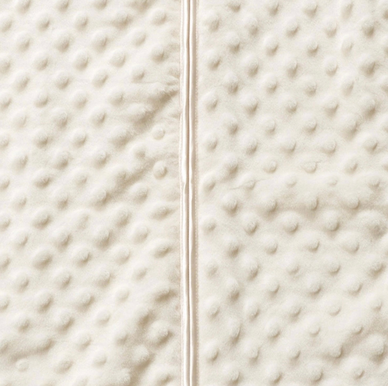 HALO Saco de dormir, TOG 1.5, Velboa, puntos de felpa color crema, 12-18 meses